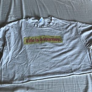 Vintage cropped graphic tee BEEFY HANES TEE